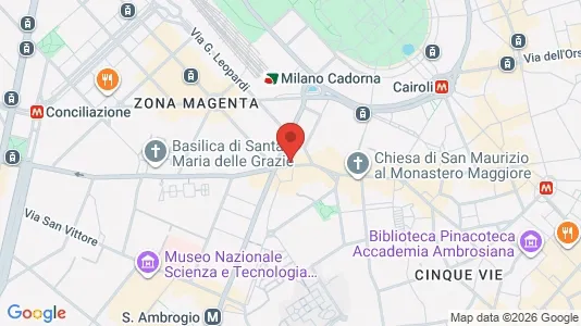Apartments for rent i Milano Zona 1 - Centro storico - kort over placeringen
