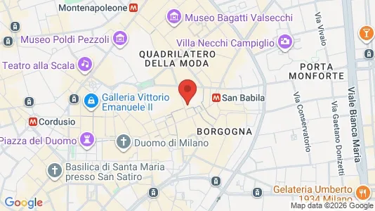 Apartments for rent i Milano Zona 1 - Centro storico - kort over placeringen