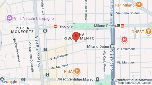 Apartments for rent i Milano Zona 1 - Centro storico - kort over placeringen