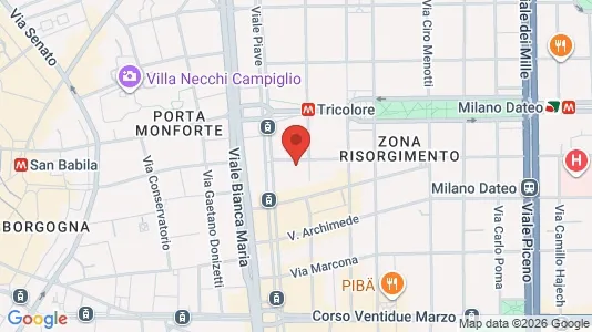 Apartments for rent i Milano Zona 1 - Centro storico - kort over placeringen