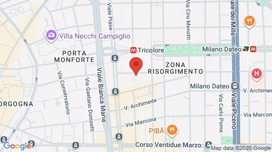 Rooms for rent i Milano Zona 1 - Centro storico - kort over placeringen