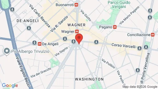 Apartments for rent i Milano Zona 1 - Centro storico - kort over placeringen