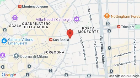 Apartments for rent i Milano Zona 1 - Centro storico - kort over placeringen