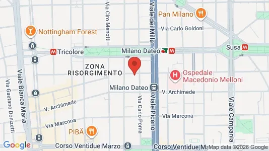 Apartments for rent i Milano Zona 1 - Centro storico - kort over placeringen