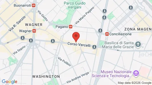 Apartments for rent i Milano Zona 1 - Centro storico - kort over placeringen