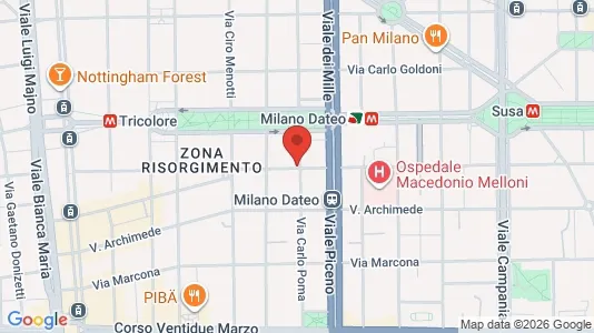 Apartments for rent i Milano Zona 1 - Centro storico - kort over placeringen