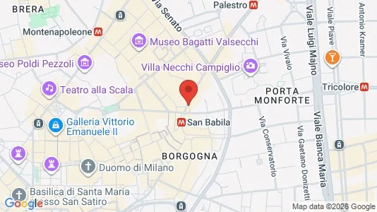 Apartments for rent i Milano Zona 1 - Centro storico - kort over placeringen