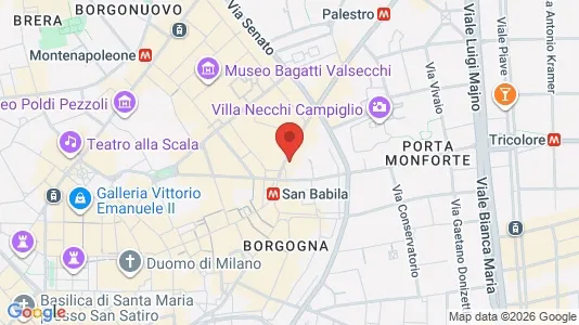 Apartments for rent i Milano Zona 1 - Centro storico - kort over placeringen