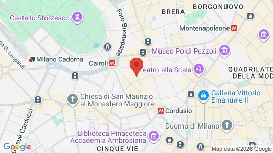 Apartments for rent i Milano Zona 1 - Centro storico - kort over placeringen