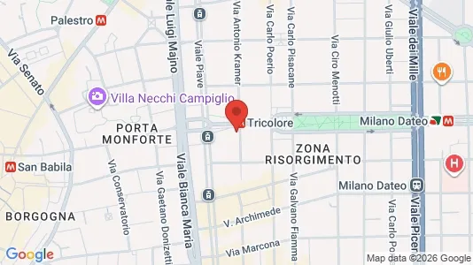 Apartments for rent i Milano Zona 1 - Centro storico - kort over placeringen