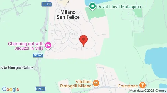 Apartments for rent i Peschiera Borromeo - kort over placeringen