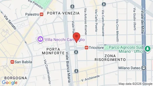 Apartments for rent i Milano Zona 1 - Centro storico - kort over placeringen