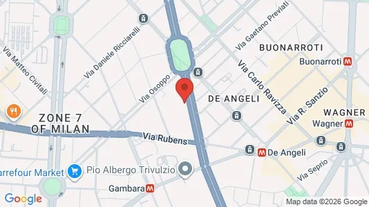 Rooms for rent i Milano Zona 8 - Fiera, Gallaratese, Quarto Oggiaro - kort over placeringen
