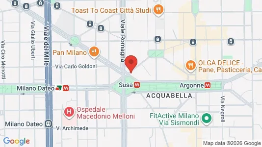 Rooms for rent i Milano Zona 3 - Porta Venezia, Città Studi, Lambrate - kort over placeringen