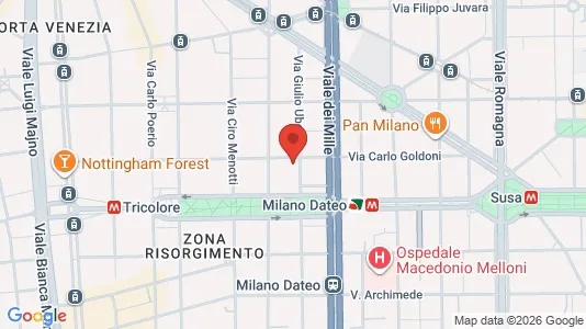 Apartments for rent i Milano Zona 1 - Centro storico - kort over placeringen