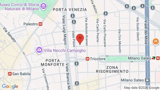 Apartments for rent i Milano Zona 1 - Centro storico - kort over placeringen