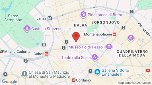 Apartments for rent i Milano Zona 1 - Centro storico - kort over placeringen