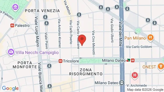 Rooms for rent i Milano Zona 1 - Centro storico - kort over placeringen
