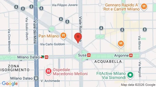 Apartments for rent i Milano Zona 3 - Porta Venezia, Città Studi, Lambrate - kort over placeringen