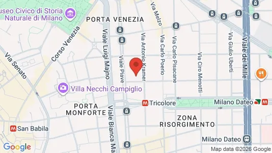 Apartments for rent i Milano Zona 1 - Centro storico - kort over placeringen