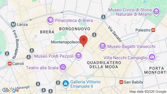 Apartments for rent i Milano Zona 1 - Centro storico - kort over placeringen