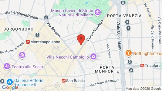 Apartments for rent i Milano Zona 1 - Centro storico - kort over placeringen