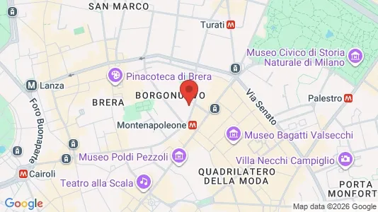 Rooms for rent i Milano Zona 1 - Centro storico - kort over placeringen