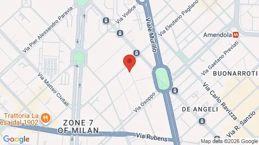 Apartments for rent i Milano Zona 7 - Baggio, De Angeli, San Siro - kort over placeringen