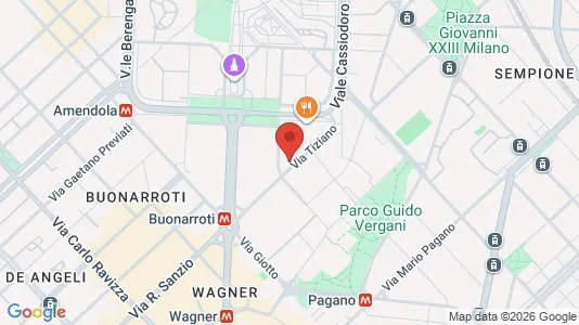 Apartments for rent i Milano Zona 1 - Centro storico - kort over placeringen