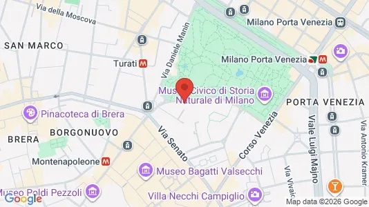 Apartments for rent i Milano Zona 1 - Centro storico - kort over placeringen