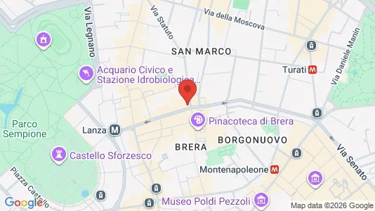 Apartments for rent i Milano Zona 1 - Centro storico - kort over placeringen