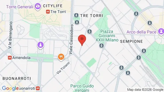 Apartments for rent i Milano Zona 1 - Centro storico - kort over placeringen