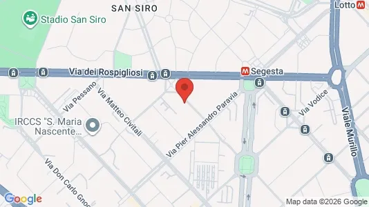 Apartments for rent i Milano Zona 7 - Baggio, De Angeli, San Siro - kort over placeringen