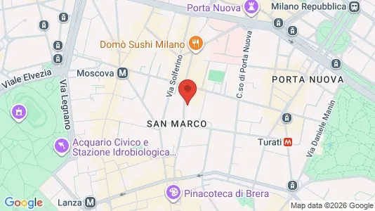 Apartments for rent i Milano Zona 1 - Centro storico - kort over placeringen
