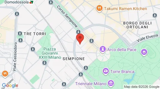 Apartments for rent i Milano Zona 1 - Centro storico - kort over placeringen