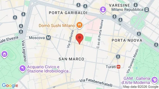 Apartments for rent i Milano Zona 1 - Centro storico - kort over placeringen