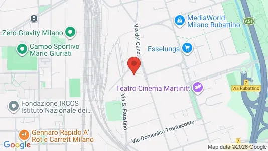 Apartments for rent i Milano Zona 3 - Porta Venezia, Città Studi, Lambrate - kort over placeringen