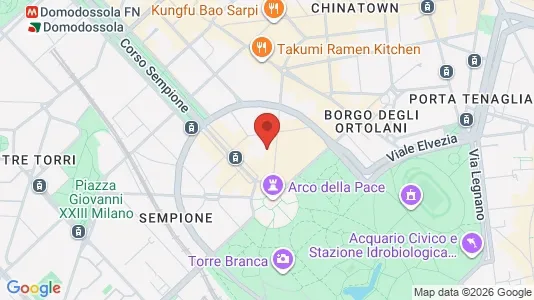 Apartments for rent i Milano Zona 1 - Centro storico - kort over placeringen