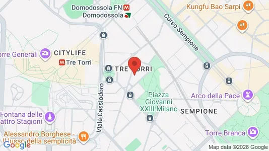 Apartments for rent i Milano Zona 1 - Centro storico - kort over placeringen