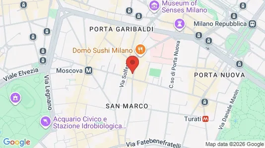 Apartments for rent i Milano Zona 1 - Centro storico - kort over placeringen
