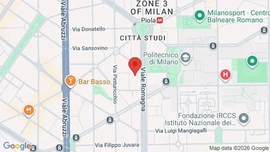 Apartments for rent i Milano Zona 3 - Porta Venezia, Città Studi, Lambrate - kort over placeringen