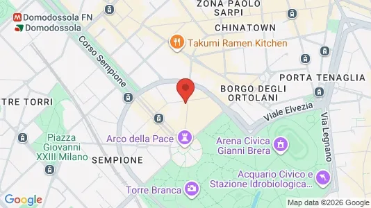 Apartments for rent i Milano Zona 1 - Centro storico - kort over placeringen