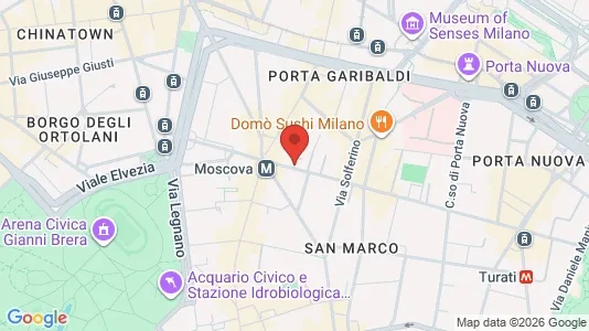 Apartments for rent i Milano Zona 1 - Centro storico - kort over placeringen