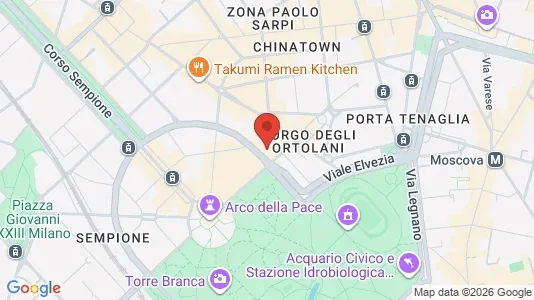 Apartments for rent i Milano Zona 1 - Centro storico - kort over placeringen