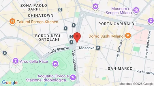 Apartments for rent i Milano Zona 1 - Centro storico - kort over placeringen