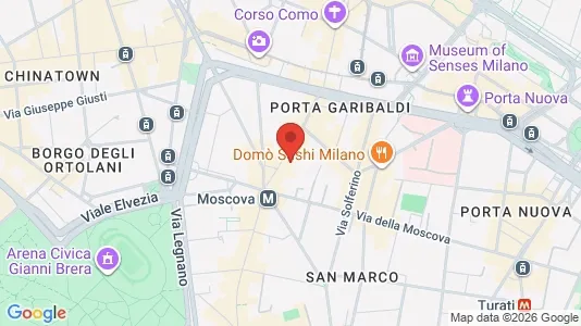 Apartments for rent i Milano Zona 1 - Centro storico - kort over placeringen