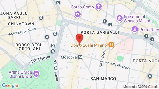 Apartments for rent i Milano Zona 1 - Centro storico - kort over placeringen