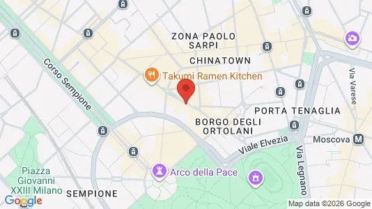 Apartments for rent i Milano Zona 1 - Centro storico - kort over placeringen