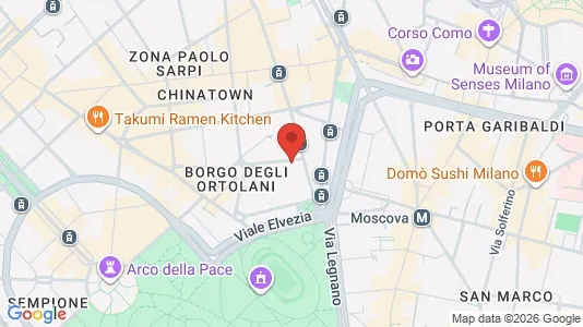 Apartments for rent i Milano Zona 1 - Centro storico - kort over placeringen