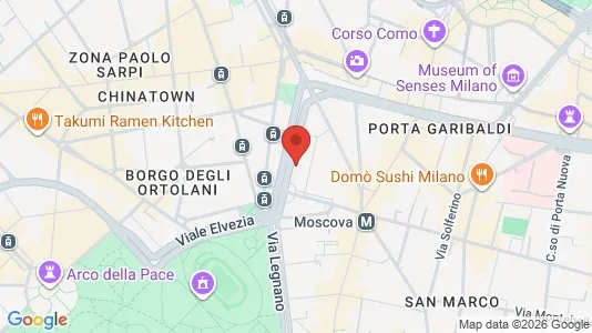 Apartments for rent i Milano Zona 1 - Centro storico - kort over placeringen